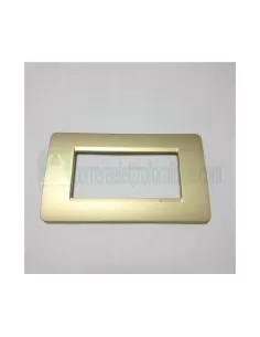 Placa Bticino matix 4 plazas // módulos oro am4804gl placas matix